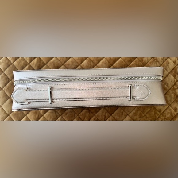 Lancome  Gold Rose Color Makeup Bag Case 2024 limited Edition with Handle - NWOT - Picture 4 of 8